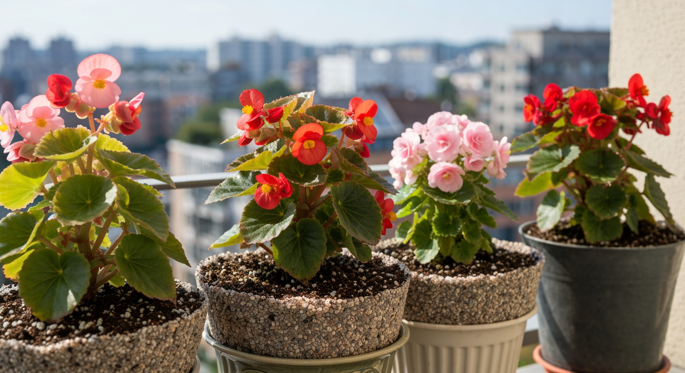 Jak i kiedy sadzić begonie na balkon? Sadzenie do doniczek i gruntu 2