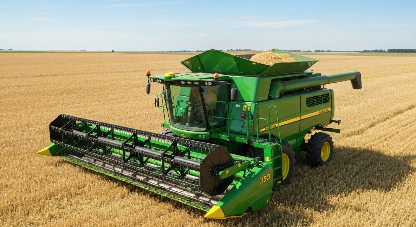 John Deere 330 - dane techniczne, wydajność, opinie i średnia cena 2